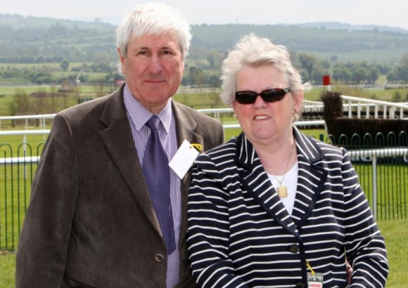 Bernie and Ann Crossan pictured at the 9th Annual Longford GAA Race Day at Punchestown on Wednesday last.