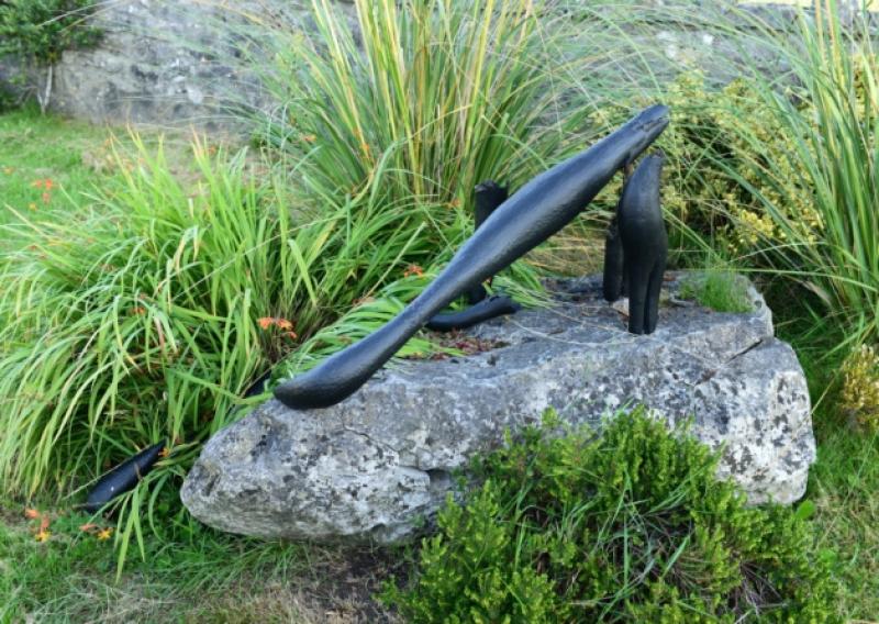 The damaged remains that locals in Newtownforbes woke up to yesterday (Tuesday) morning.