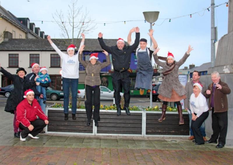 Lisa Clyne (Lisa's Fashions), Dan and Odhran Foley (Foley's Bar),Jap Kroscen (Pizza Hut),Sinead Larkin (Longford Unite), Lisa McDonnell (Beauty Square), Declan Donohoe (Declans Barber Shop), James Coyle (Herterichs), Sharon Devlin (Cherche la Femme), James Morgan,  Michael Earley (MJ's Earley's),  Mary Oates (Longford Unite): Photo: Shelley Corcoran