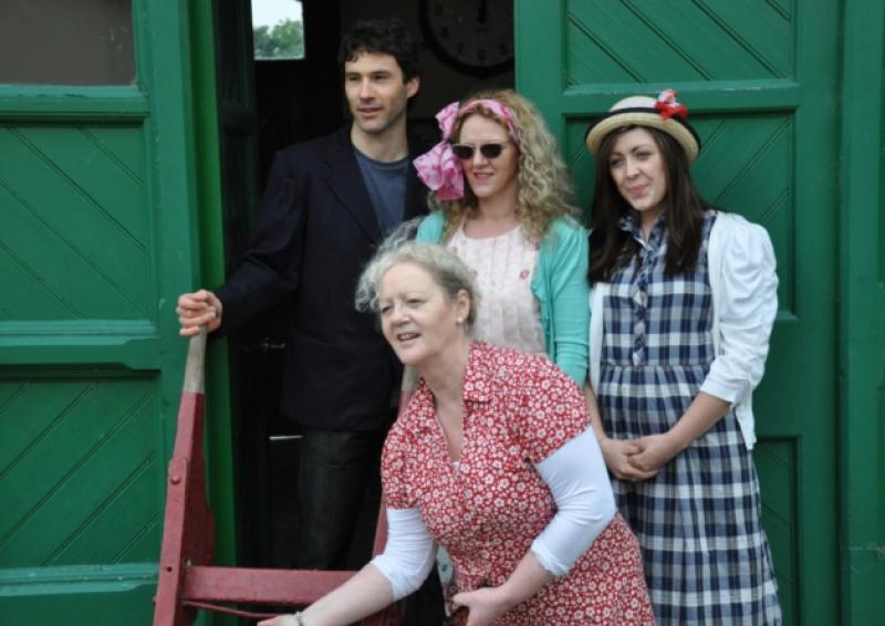 Some of the Bountiful cast, Gavin Lennon, Caolin Bruen, Vanessa Flood and Eileen Murphy.