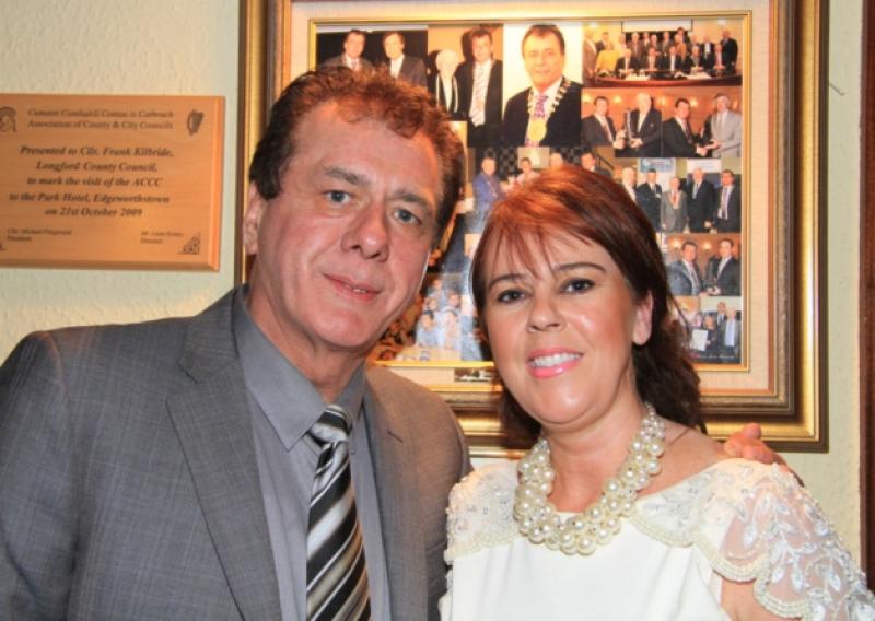 Frank Kilbride with his wife Patricia. Photo: Michelle Ghee. www.gphotos.ie