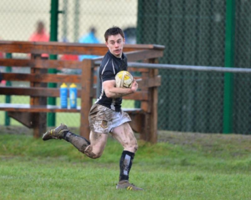 Neal Farrell pictured in action for Longford RFC.