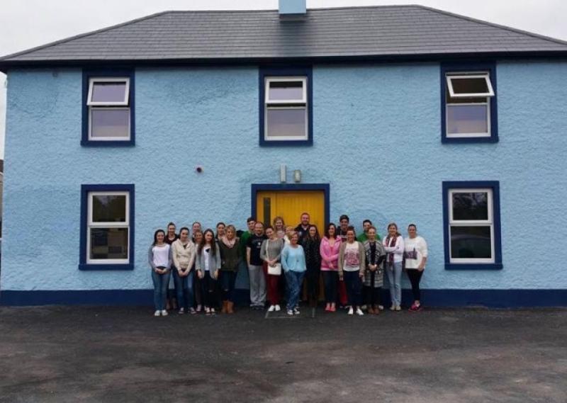 New leaders pictured outside the Attic House following their recent training day.