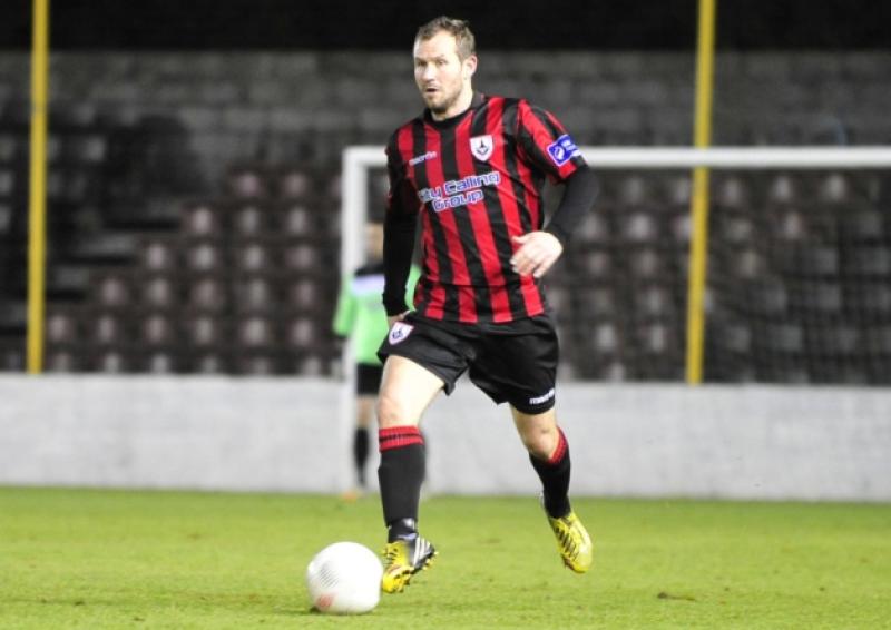 Pat Sullivan, pictured in action for Longford Town in the Airtricity League Premier Division.