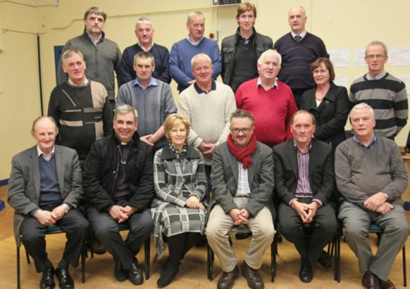 Committee members - Padraig McGauran, Martin Smyth, Seamus Gorman, Willie Monaghan, Sean McElvaney, Thomas Donnelly, Edward Kelly, Philip Smith, Paul Flood, Helen Kiernan, Padraig McGivney, Richard Monaghan, Fr Simon Cadam, Eileen Finnan, Bartle D'Arcy, Senan Cooke, Pat Kelleher. Photo By Shelley Corcoran