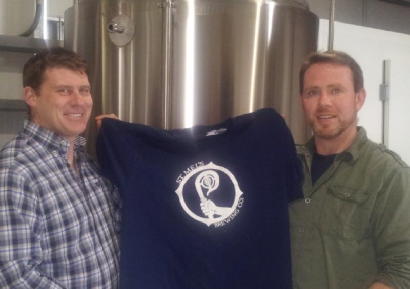 Liam Hanlon and Eoin Tynan of the St Mels Brewing Company.