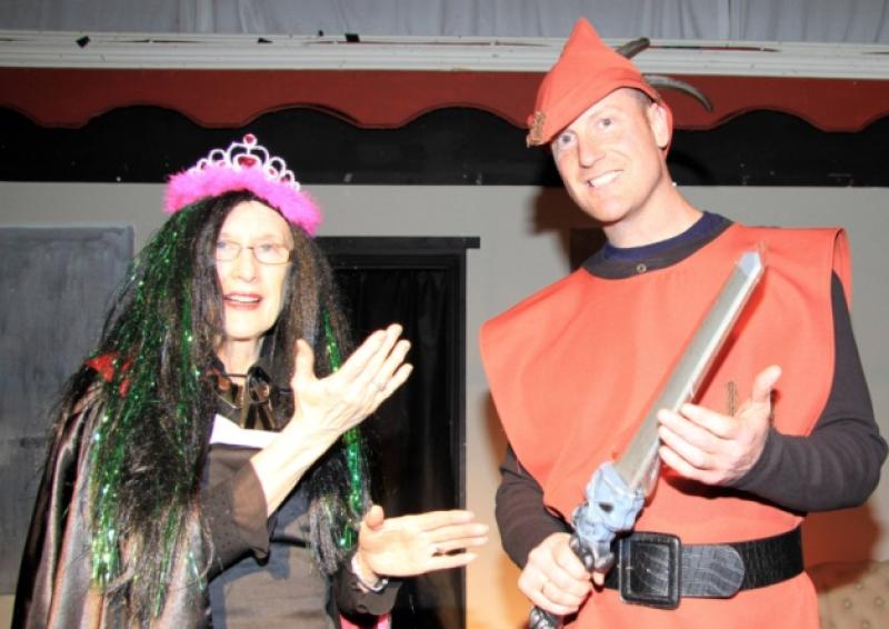 Josephine Lynch and Raymond Hussey in 'Snow White and the Five Dwarfs'. Photo: Michelle Ghee. www.gphotos.ie