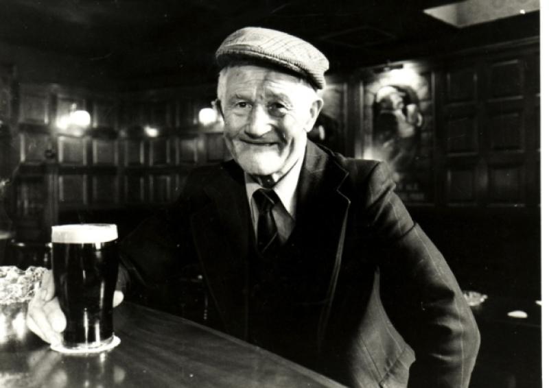 A great promotional photo for Bord Failte, which was taken in PVs in the late 80s and featured  the late Timmy Farrell from Moydow.