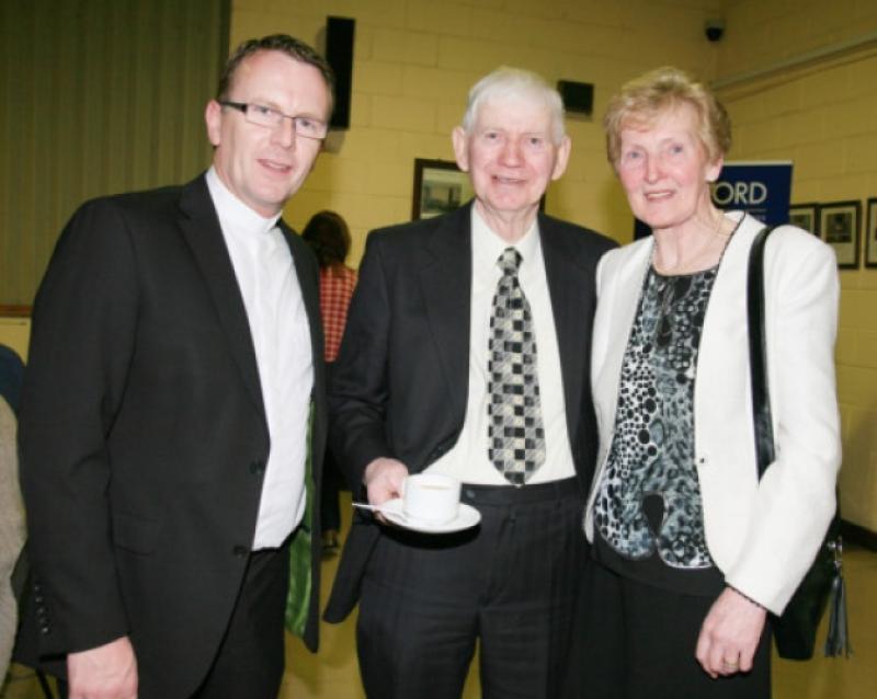 Fr Brendan O'Sullivan, Jimmie and Carmel CaseyPhoto by Shelley Corcoran