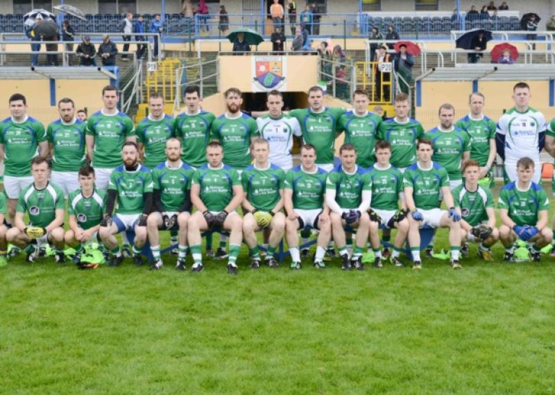 The Rathcline squad, winners of the Intermediate Football Championship Final at Glennon Brothers Pearse Park on Sunday last. Photo: Declan Gilmore