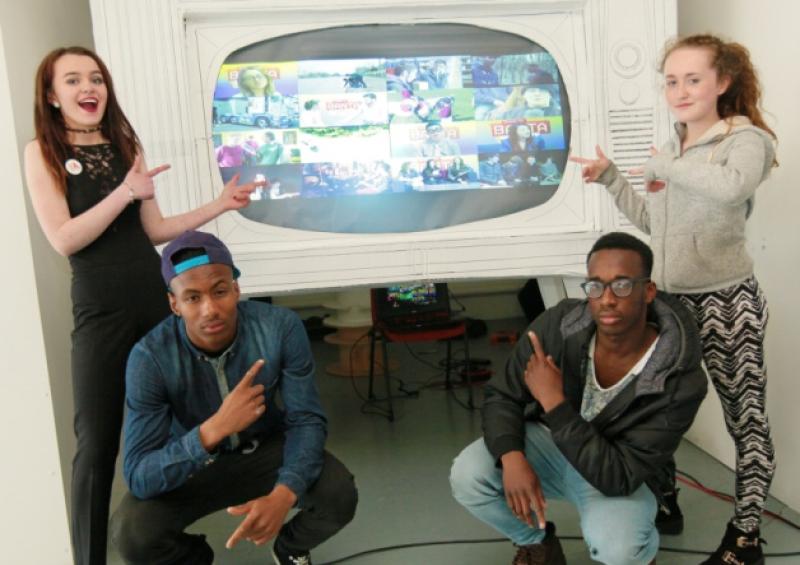 Nicole Raftery, Christopher Igwilo, Edmund Omagbemi, and Kayleigh McDonagh at the launch last week. Photo: Shelley Corcoran