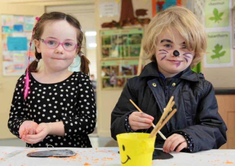 Maggie Bladen and Charlotte Regan enjoying last year's Aisling Children's Festival. Photo: Shelley Corcoran