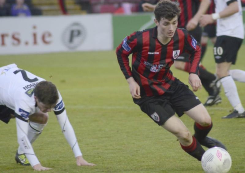 Ayman Ben Mohamed, who scored the all-important only goal in the league win over Bray Wanderers. Photo: Declan Gilmore