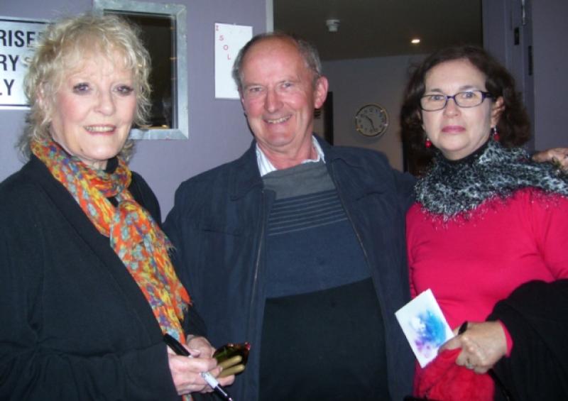 Oliver and Stella McNerney pictured with singer Petula Clark (left).
