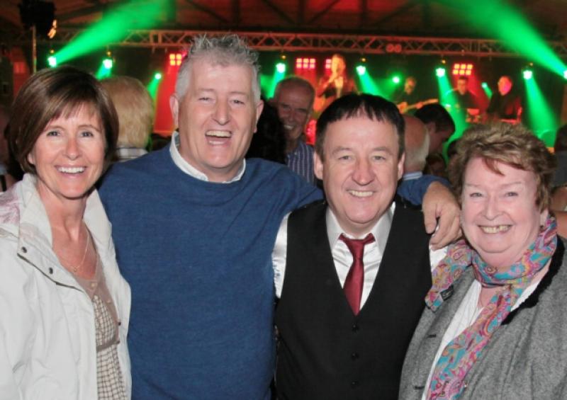 Catherine Owen, Shey Wad, Declan Nerney, Paula Killalea at the Marquee in Drumlish Festival. Photo: Shelley Corcoran