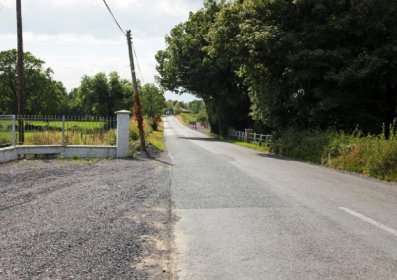 A view of the main Killoe to Ballinalee road this week. Photo: Shelley Corcoran