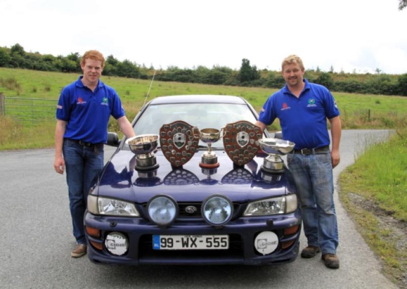 Midland Motor Club members Colin Duffy and Sam Johnston who captured the National, Border and Munster Night Navigation Championships. Photo: Michelle Ghee. www.gphotos.ie