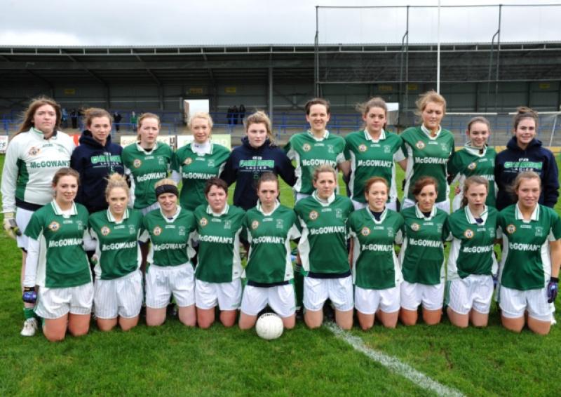 The Clonguish panel pictured before the Ladies Senior Football League Final on Saturday last at Pearse Park. Photo: Ray Donlon