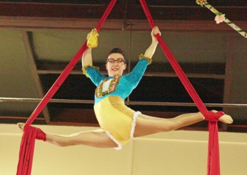 Barren Carrousel's aerial circus act, 'Sssssssh!!!', was among a wide-ranging line-up of events to take place during this year's Cruthu Arts Festival. Photo: Shelley Corcoran