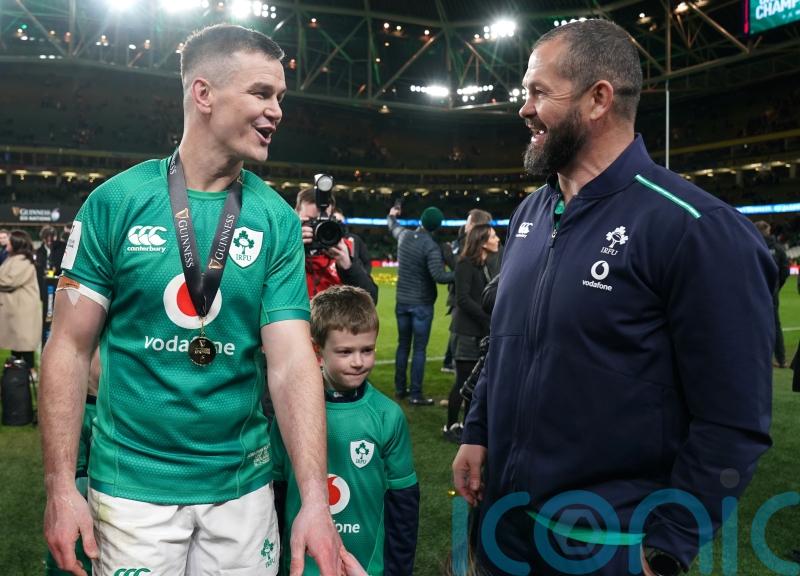 'Best player ever to play for Ireland' - Andy Farrell praises Sexton after Grand Slam glory