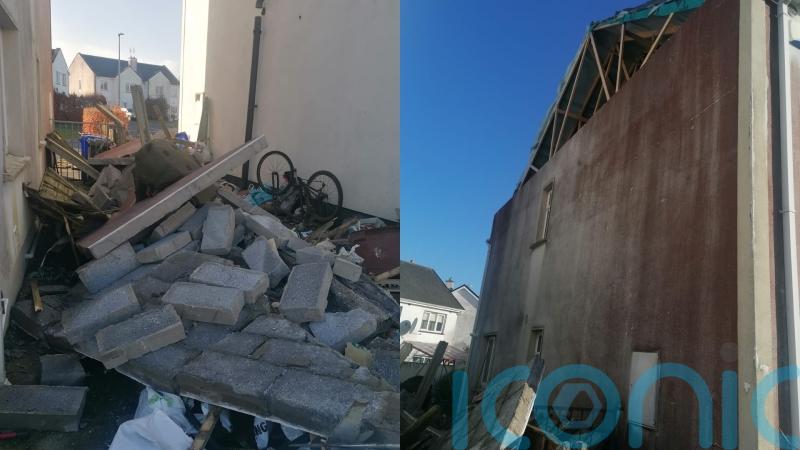 Families suffer devastating damage to their homes from Storm Éowyn