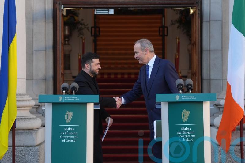 Ireland will back Ukraine ‘for as long as it takes’, Martin tells Zelensky