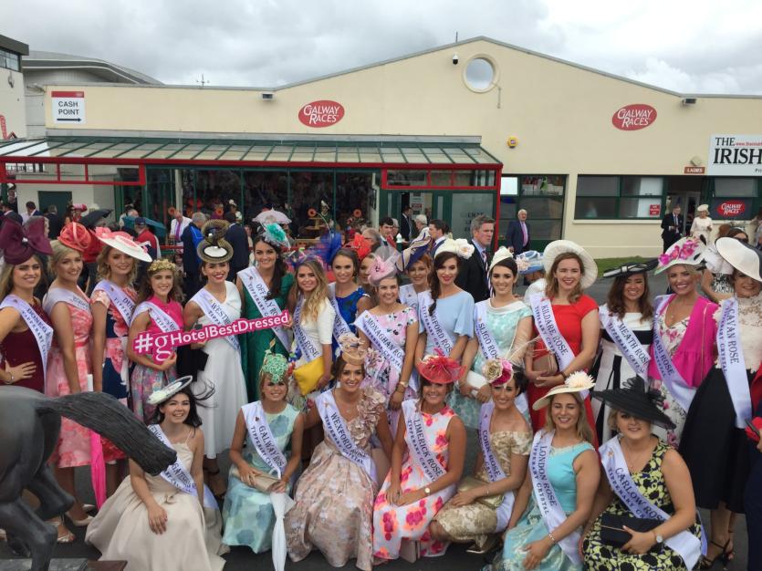Stylish Longford ladies sparkle at Galway Races 