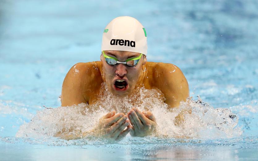 Longford swimmer Darragh Greene