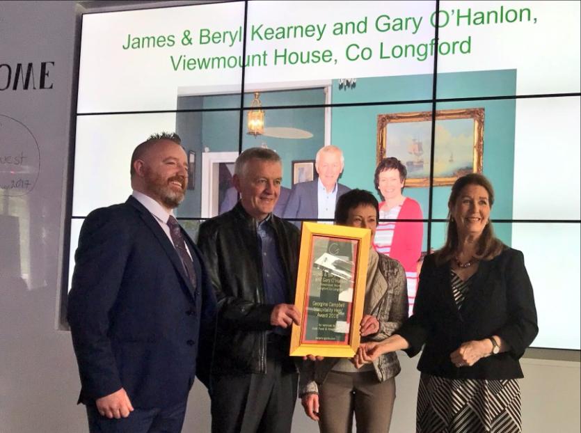 Viewmount House, Longford Georgina Campbell Hospitality Hero Award winners  