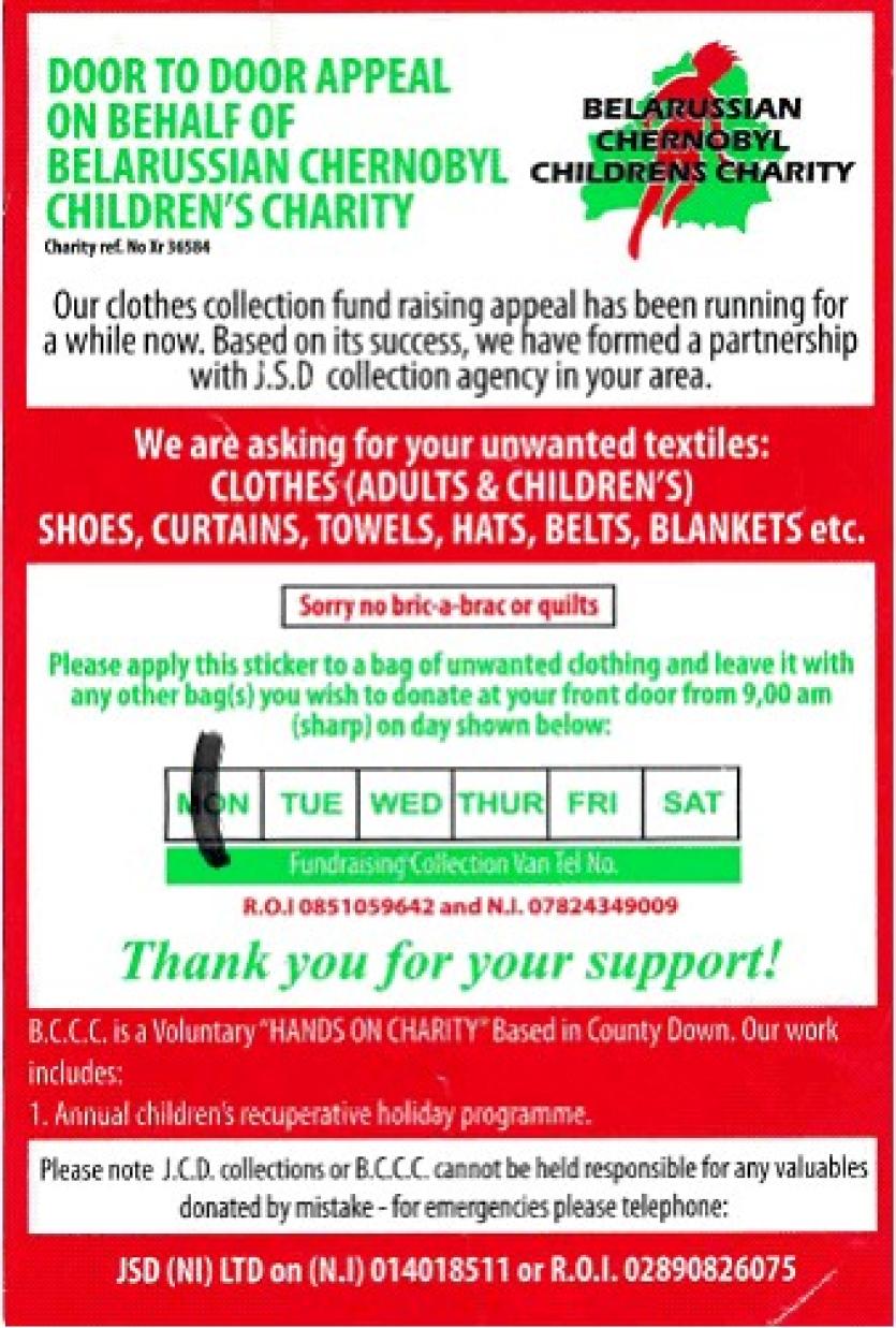 Charities Regulator urges Longford public to be vigilant regarding house-to-house collections