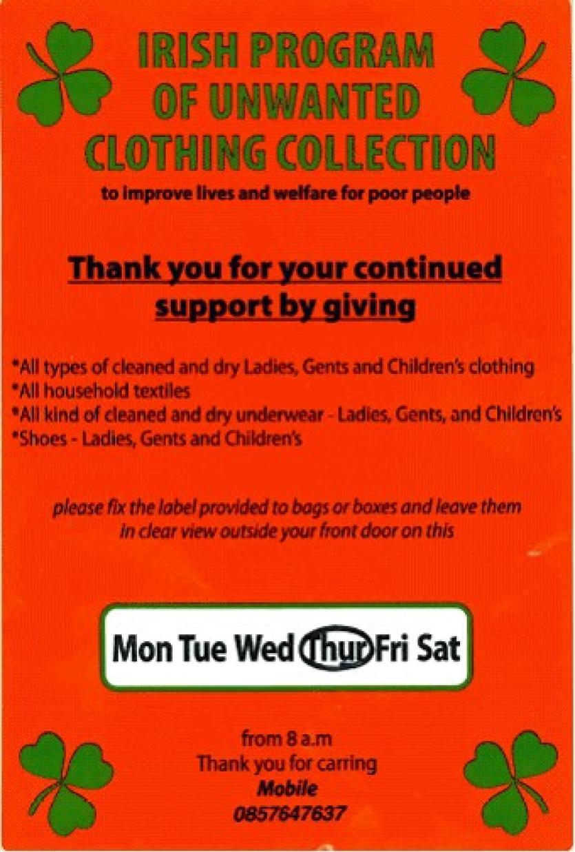 Charities Regulator urges Longford public to be vigilant regarding house-to-house collections