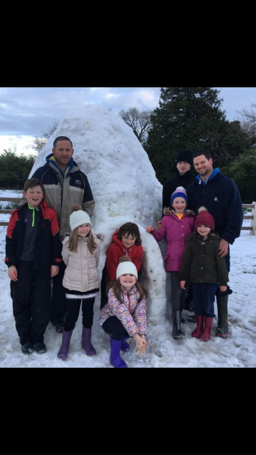 Longford snowfall leads to recreation of history in Ballinalee