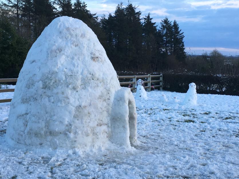 Longford snowfall leads to recreation of history in Ballinalee