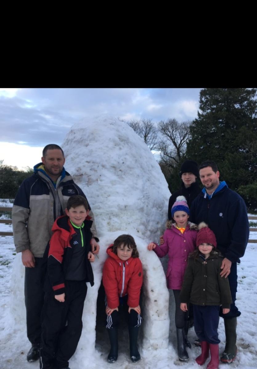 Longford snowfall leads to recreation of history in Ballinalee