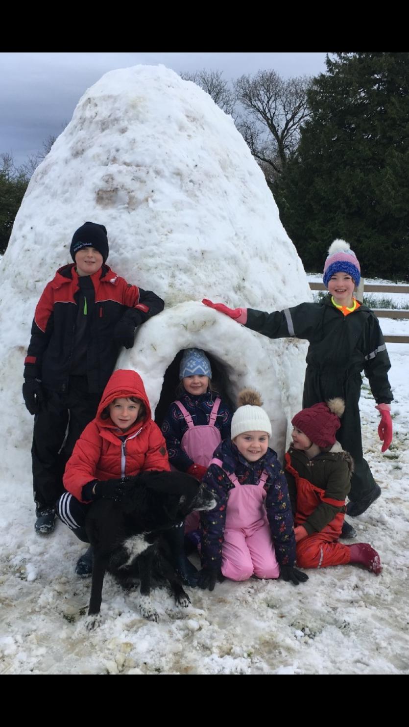 Longford snowfall leads to recreation of history in Ballinalee