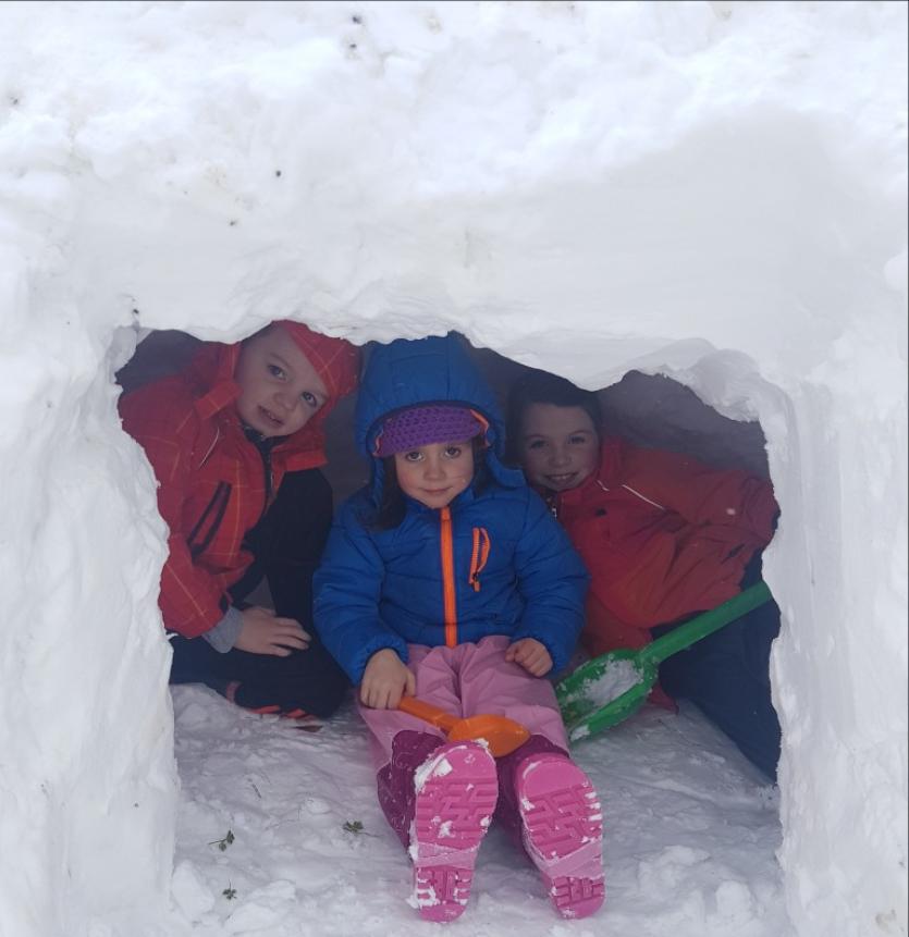 Fun in the Snow Around Longford 