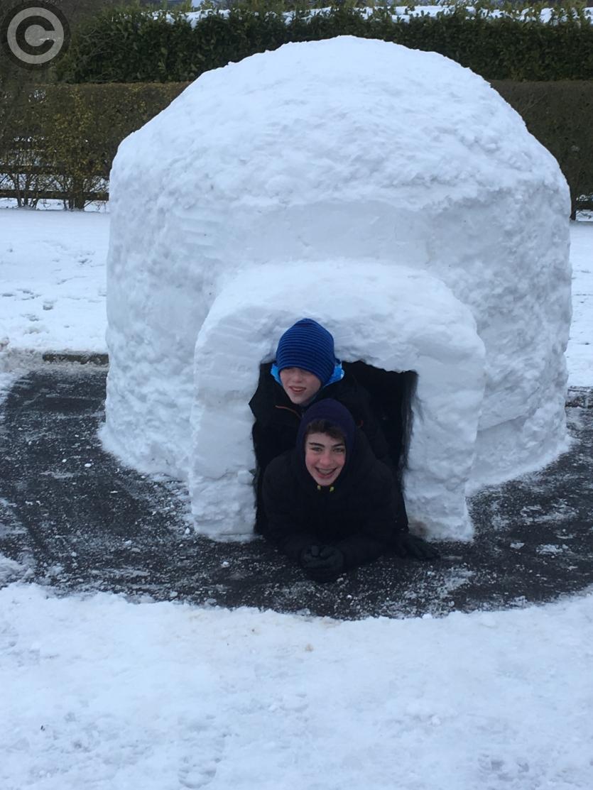 Fun in the Snow Around Longford 