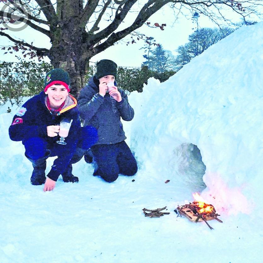 Fun in the Snow Around Longford 