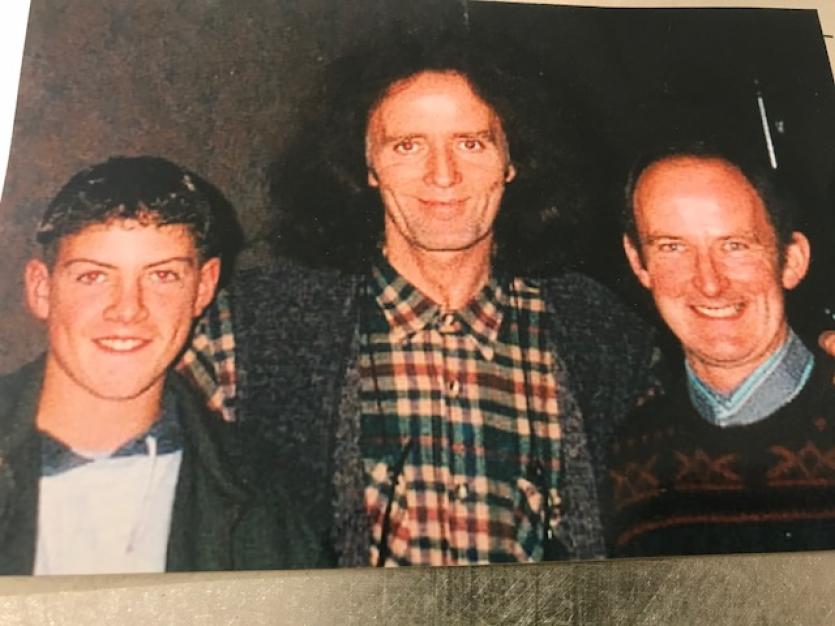 Well known Longford radio presenter Oliver McNerney meets Gilbert O’Sullivan in Australia