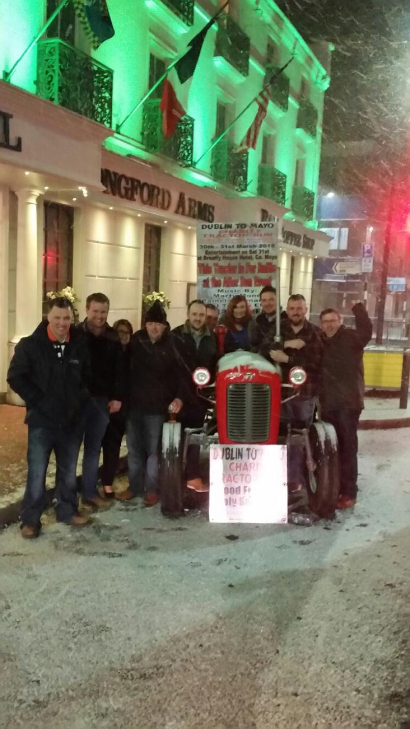 Longford to roll out red carpet for the Dublin2Mayo Charity Tractor Run 2018