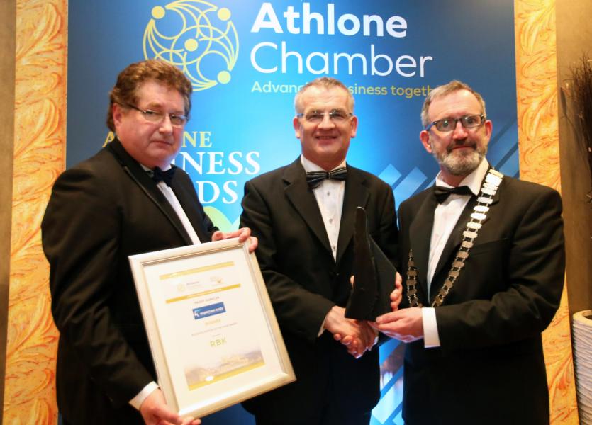 Kilbeggan Races manager Paddy Dunican wins prestigious Athlone Business Person of the Year Award