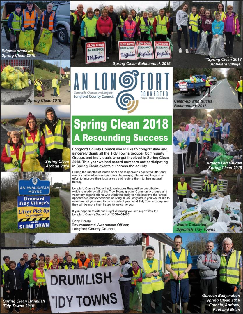 Longford Spring Clean 2018 hailed a resounding success