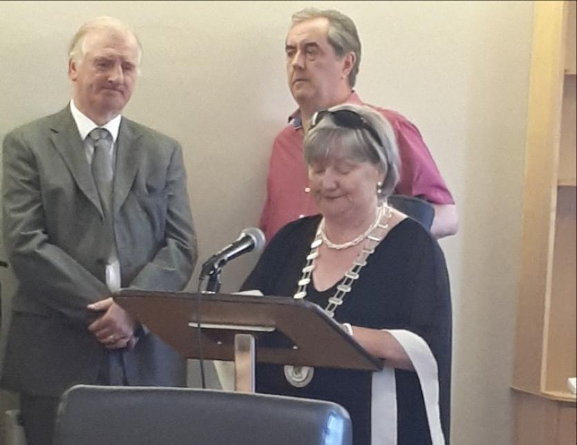 Unveiling of memorial plaque to former MP and founder of The Longford Leader JP Farrell 