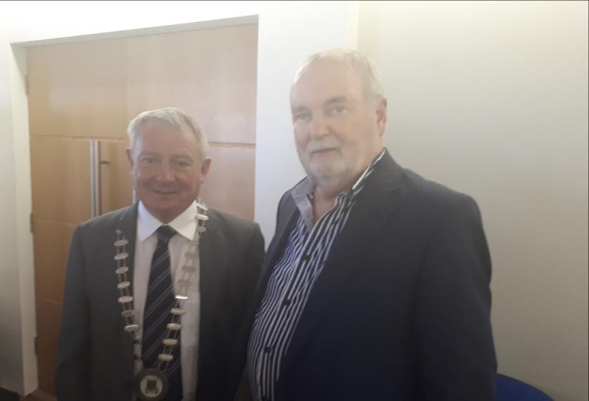 Unveiling of  memorial plaque to former MP and founder of The Longford Leader JP Farrell 