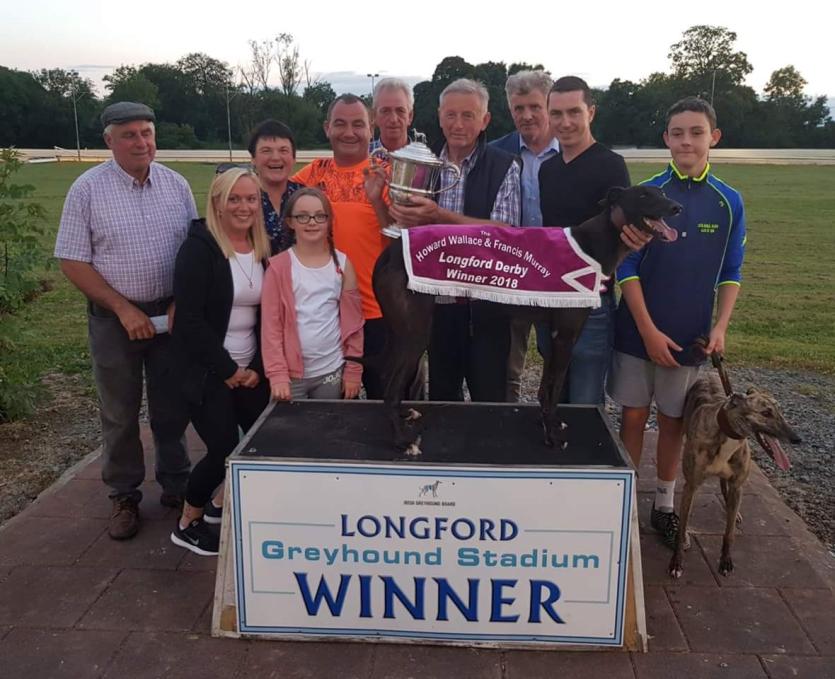 Cabra Hurricane storms to glory in €10,000 Longford Greyhound Stadium Derby