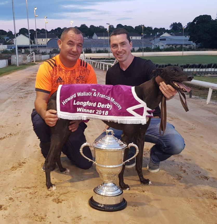 Cabra Hurricane storms to glory in €10,000 Longford Greyhound Stadium Derby