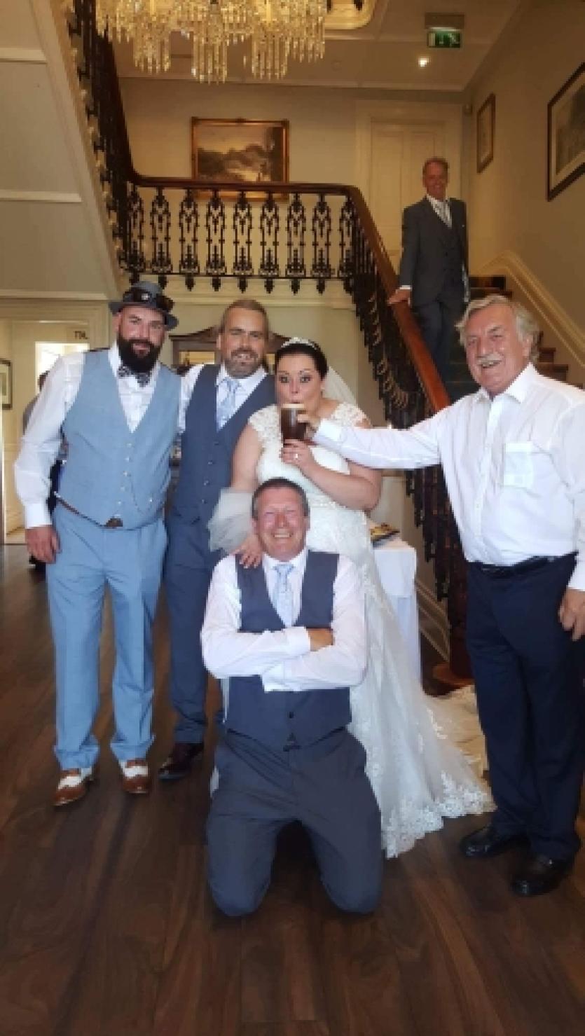 Longford couple tie knot during magical vintage style wedding