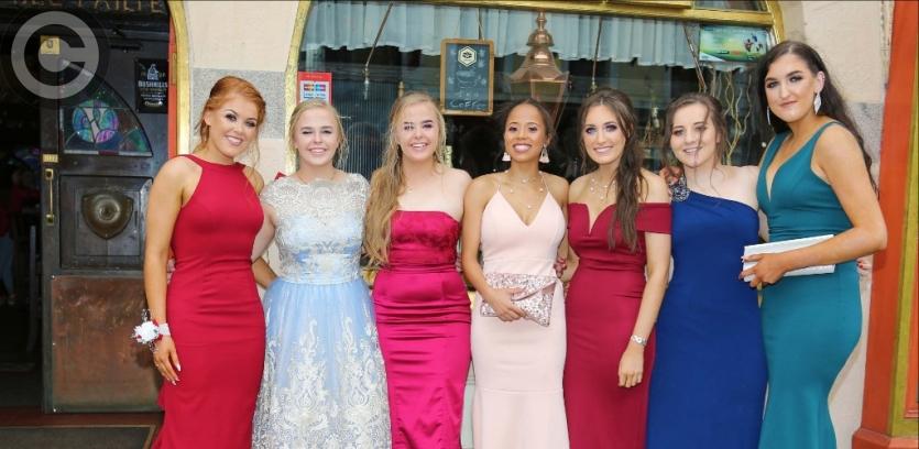 Mean Scoil Mhuire students celebrate the end of another school year with their graduation ball