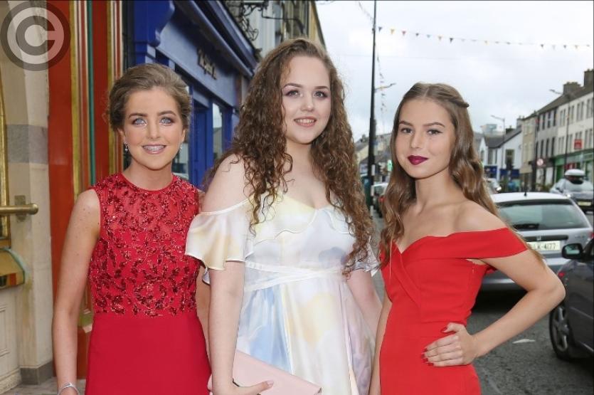 Mean Scoil Mhuire students celebrate the end of another school year with their graduation ball