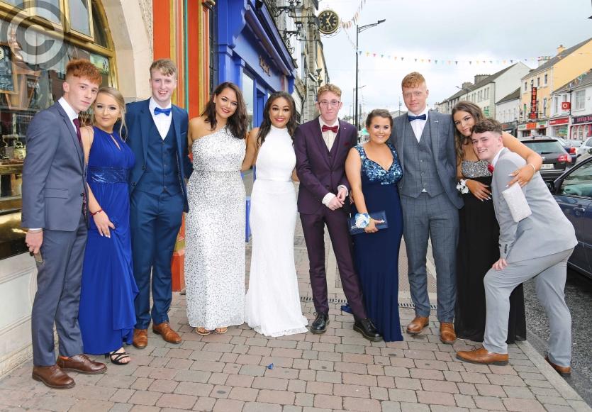 Mean Scoil Mhuire students celebrate the end of another school year with their graduation ball